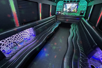 Dubuque Limo Bus Interior